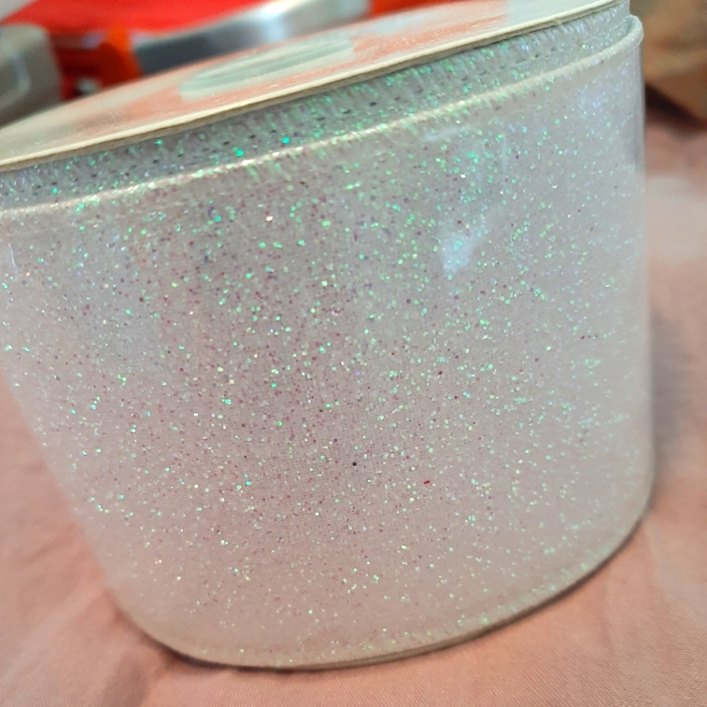 Very pretty and sparkly bridal ribbon